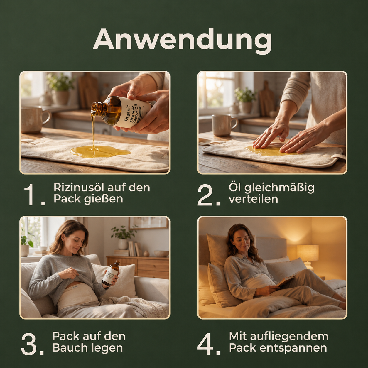 Entgiftungspackung mit Rizinusöl -Heilogen™